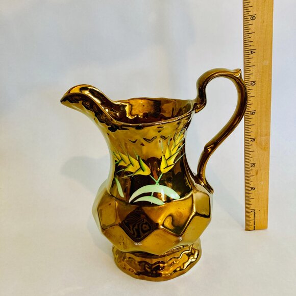 Wade England Copper 5” Ceramic Pitcher Hand Painted - Picture 11 of 15